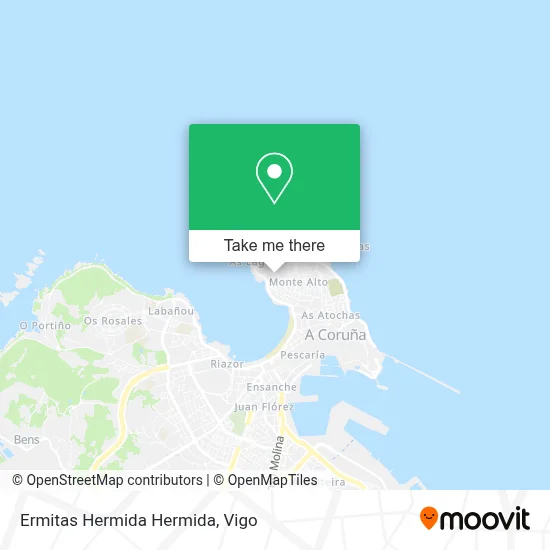 Ermitas Hermida Hermida map