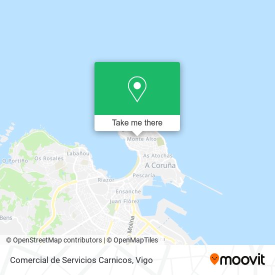 Comercial de Servicios Carnicos map
