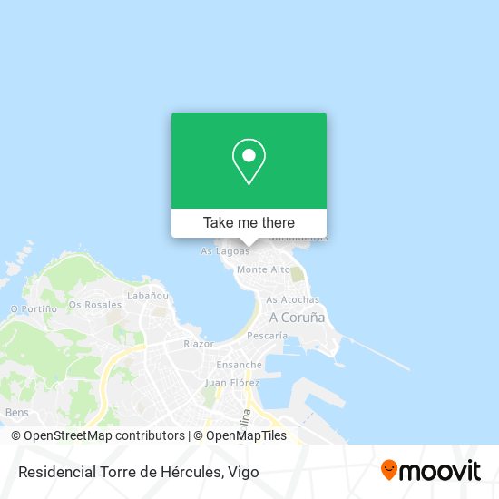 Residencial Torre de Hércules map