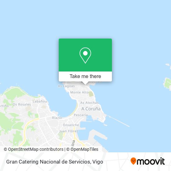 Gran Catering Nacional de Servicios map