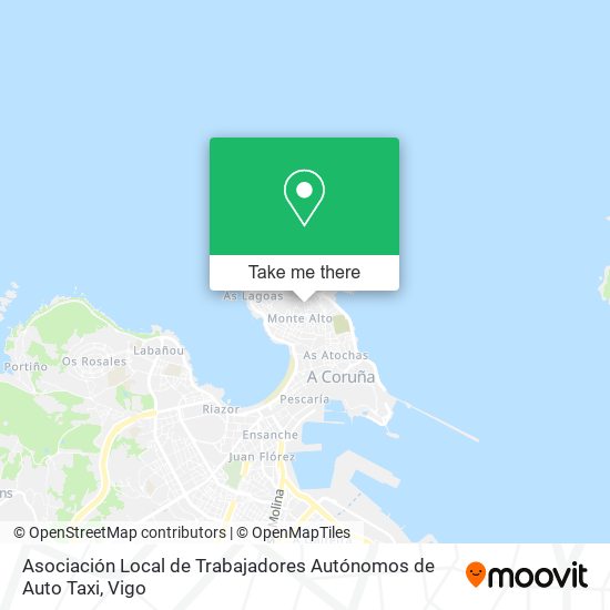 Asociación Local de Trabajadores Autónomos de Auto Taxi map
