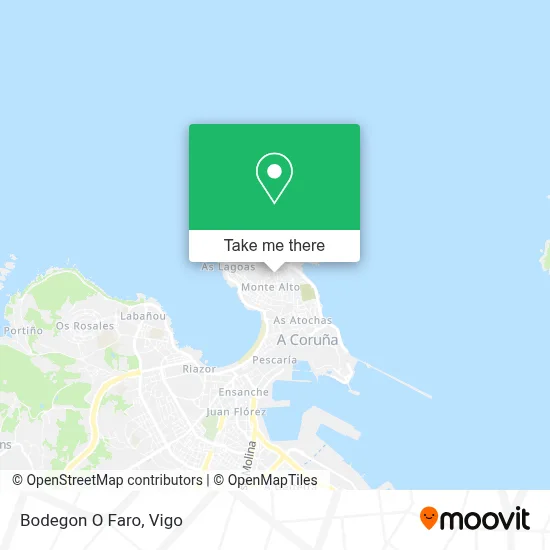 Bodegon O Faro map