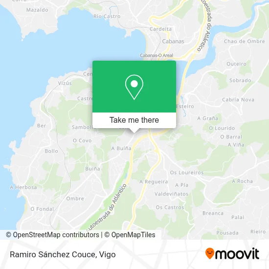 Ramiro Sánchez Couce map