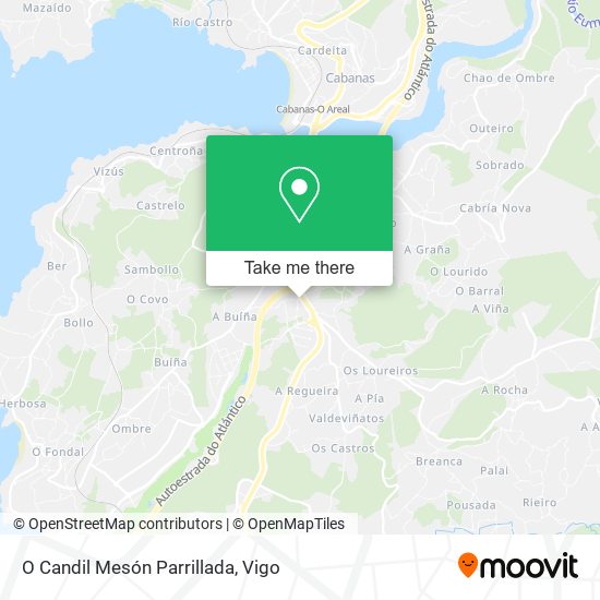 O Candil Mesón Parrillada map