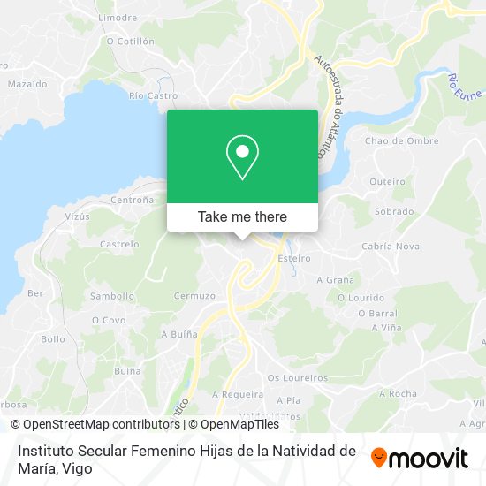 Instituto Secular Femenino Hijas de la Natividad de María map