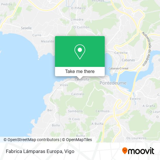 Fabrica Lámparas Europa map