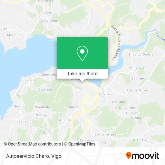 Autoservicio Charo map