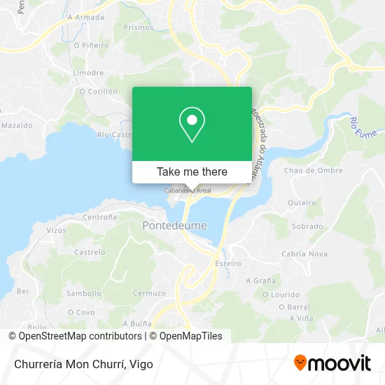 Churrería Mon Churrí map