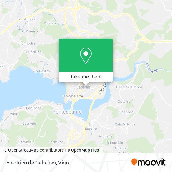 mapa Eléctrica de Cabañas