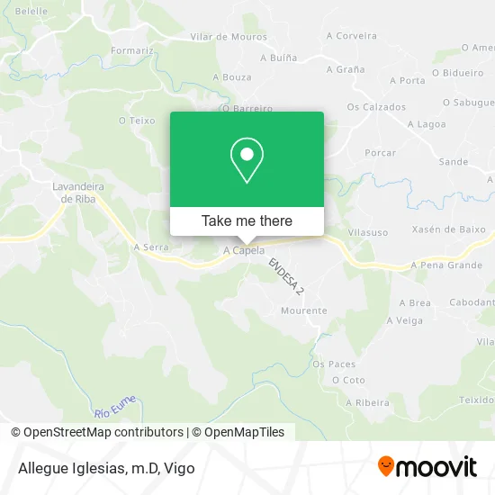 Allegue Iglesias, m.D map