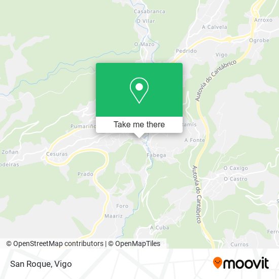 San Roque map