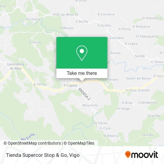 Tienda Supercor Stop & Go map