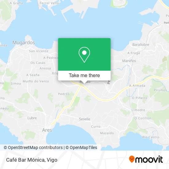 Café Bar Mónica map