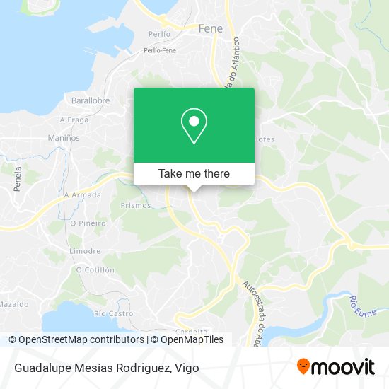 Guadalupe Mesías Rodriguez map