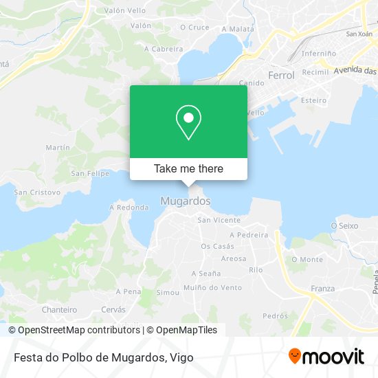 Festa do Polbo de Mugardos map