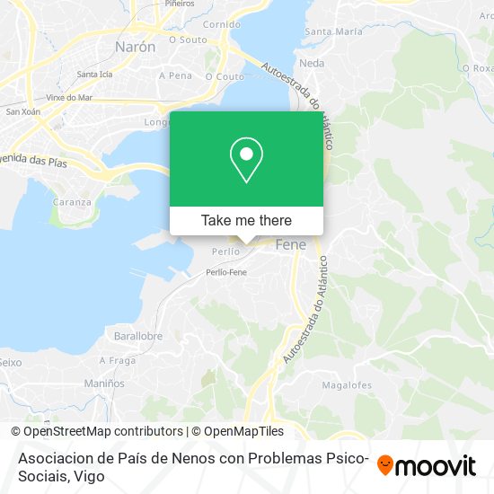 Asociacion de País de Nenos con Problemas Psico-Sociais map