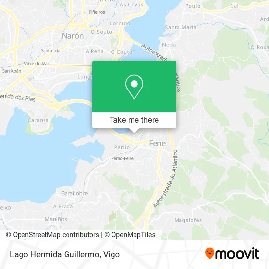 Lago Hermida Guillermo map