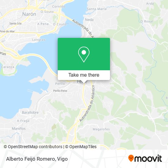 Alberto Feijó Romero map
