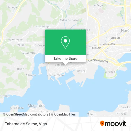 Taberna de Saime map