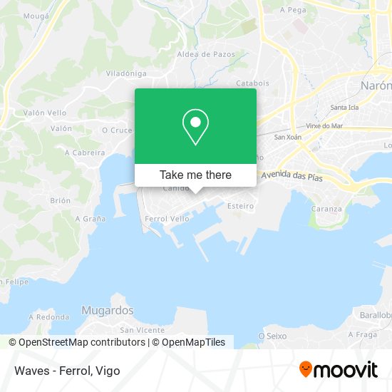 Waves - Ferrol map