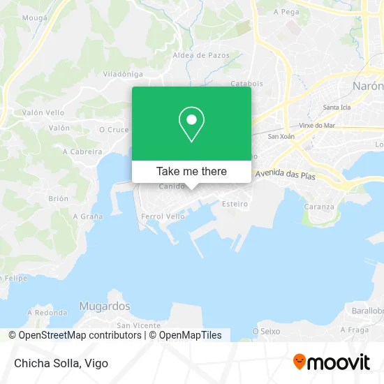 Chicha Solla map