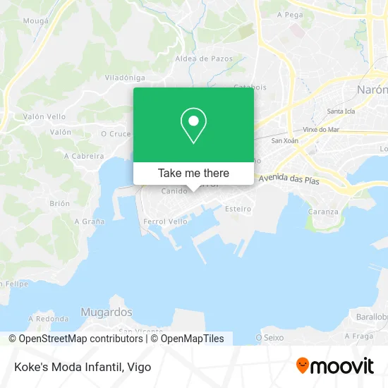 Koke's Moda Infantil map