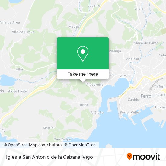 Iglesia San Antonio de la Cabana map