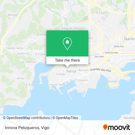 Innova Peluqueros map