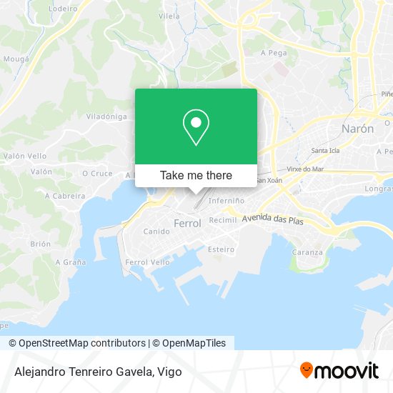 Alejandro Tenreiro Gavela map