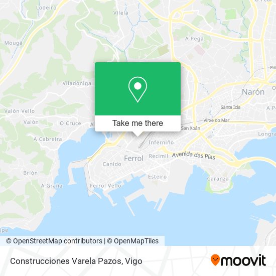 Construcciones Varela Pazos map