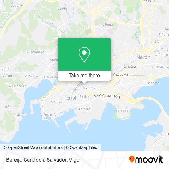 Bereijo Candocia Salvador map