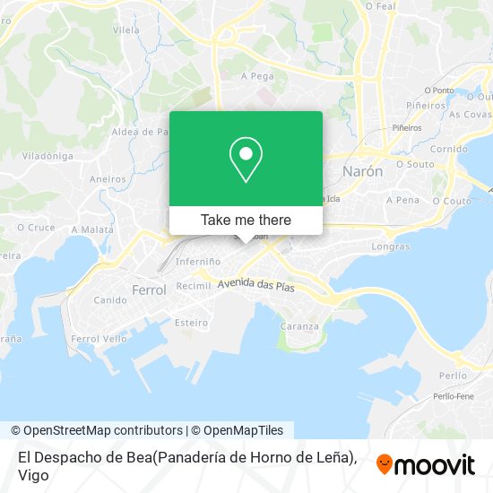 El Despacho de Bea(Panadería de Horno de Leña) map