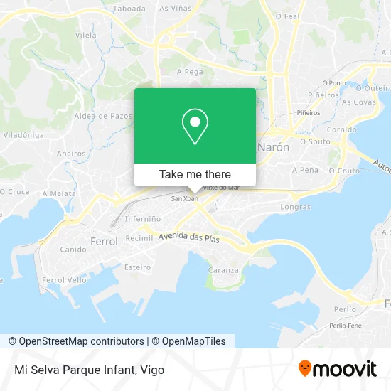 Mi Selva Parque Infant map