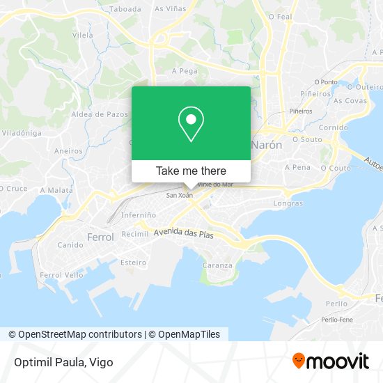 mapa Optimil Paula