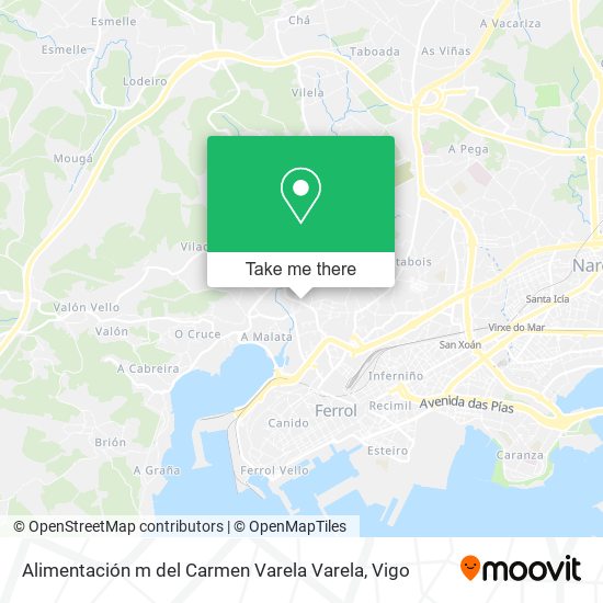 Alimentación m del Carmen Varela Varela map