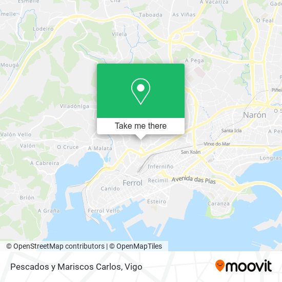 Pescados y Mariscos Carlos map