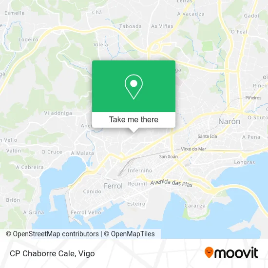 CP Chaborre Cale map