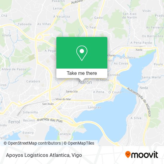 Apoyos Logisticos Atlantica map
