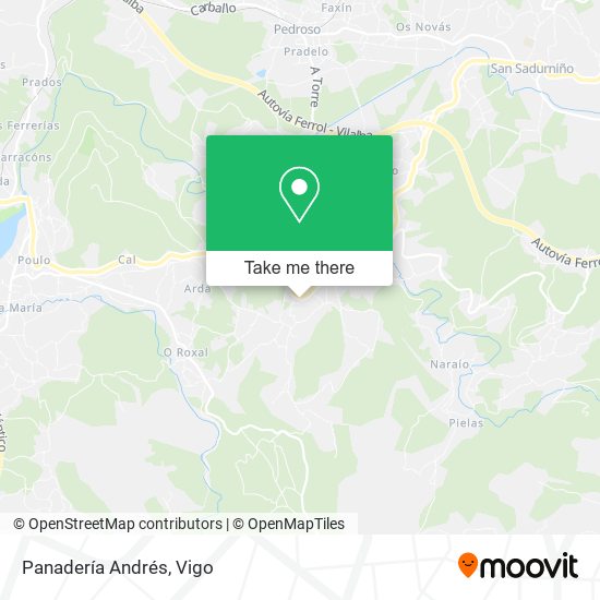 Panadería Andrés map