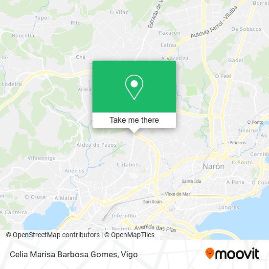 Celia Marisa Barbosa Gomes map