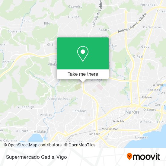 mapa Supermercado Gadis