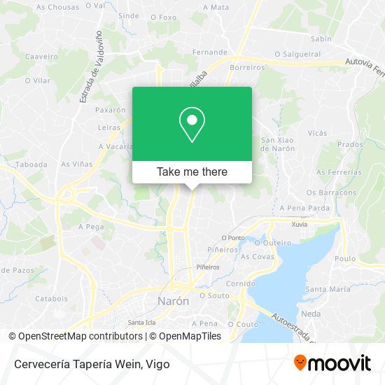 Cervecería Tapería Wein map