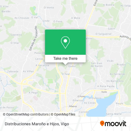 Distribuciones Maroño e Hijos map