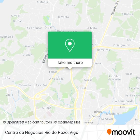 Centro de Negocios Rio do Pozo map