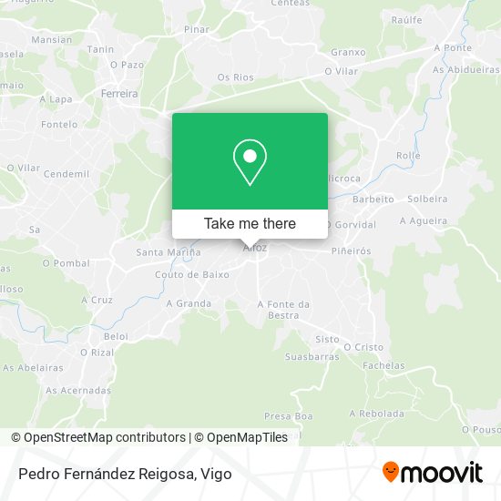 Pedro Fernández Reigosa map