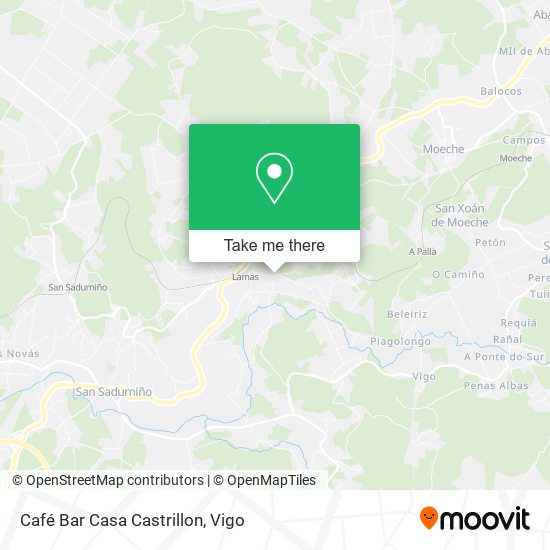 Café Bar Casa Castrillon map