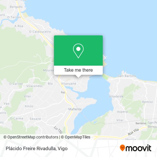 Plácido Freire Rivadulla map