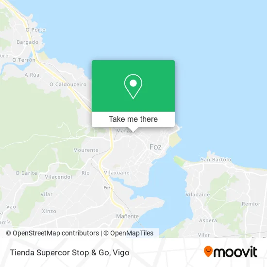 Tienda Supercor Stop & Go map