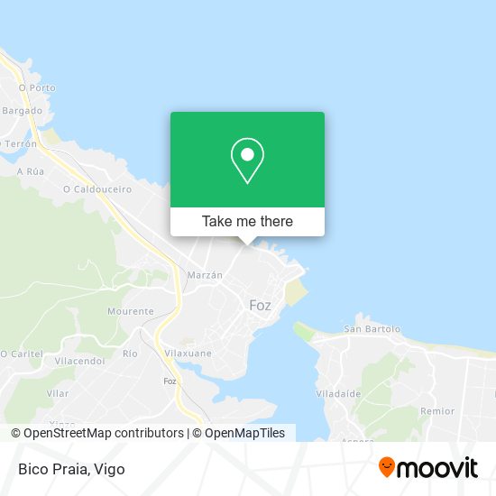 Bico Praia map