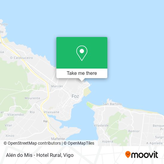 Alén do Mis - Hotel Rural map